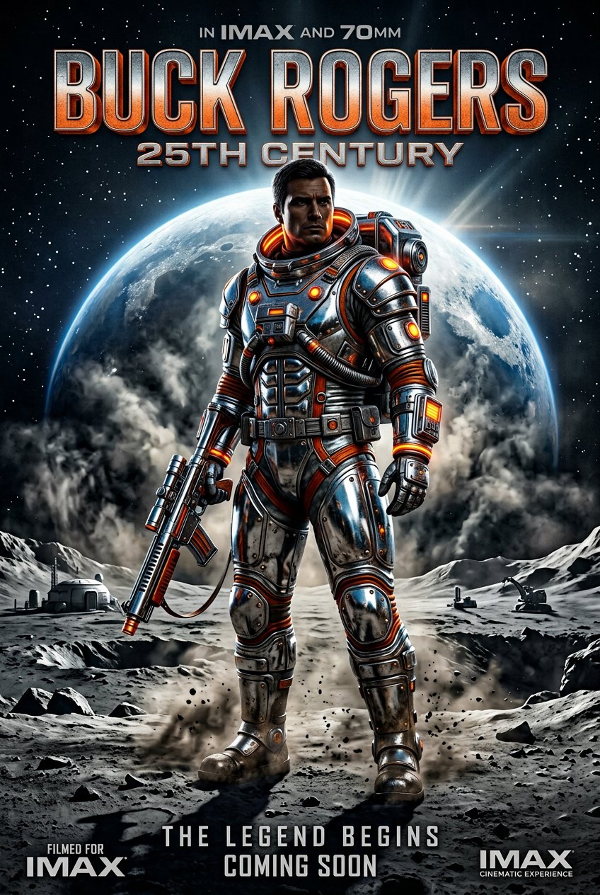 Buck Rogers sur la Lune — Affiche cinématographique