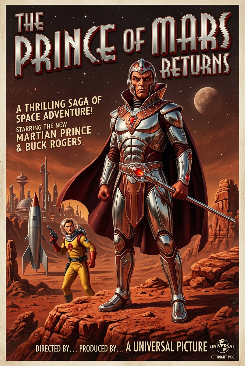 Couverture The Prince of Mars Returns